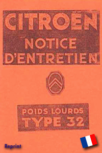 Citroën Typ 32 Betriebsanleitung